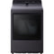LG - 7.3 CF Electric Dryer, Wi-Fi, Easy Load, AI Sensor Dry - DLE8400BE