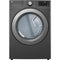 LG - 7.4 CF Ultra Large Capacity Gas Dryer with Sensor Dry, NFC Tag On - DLG3471M
