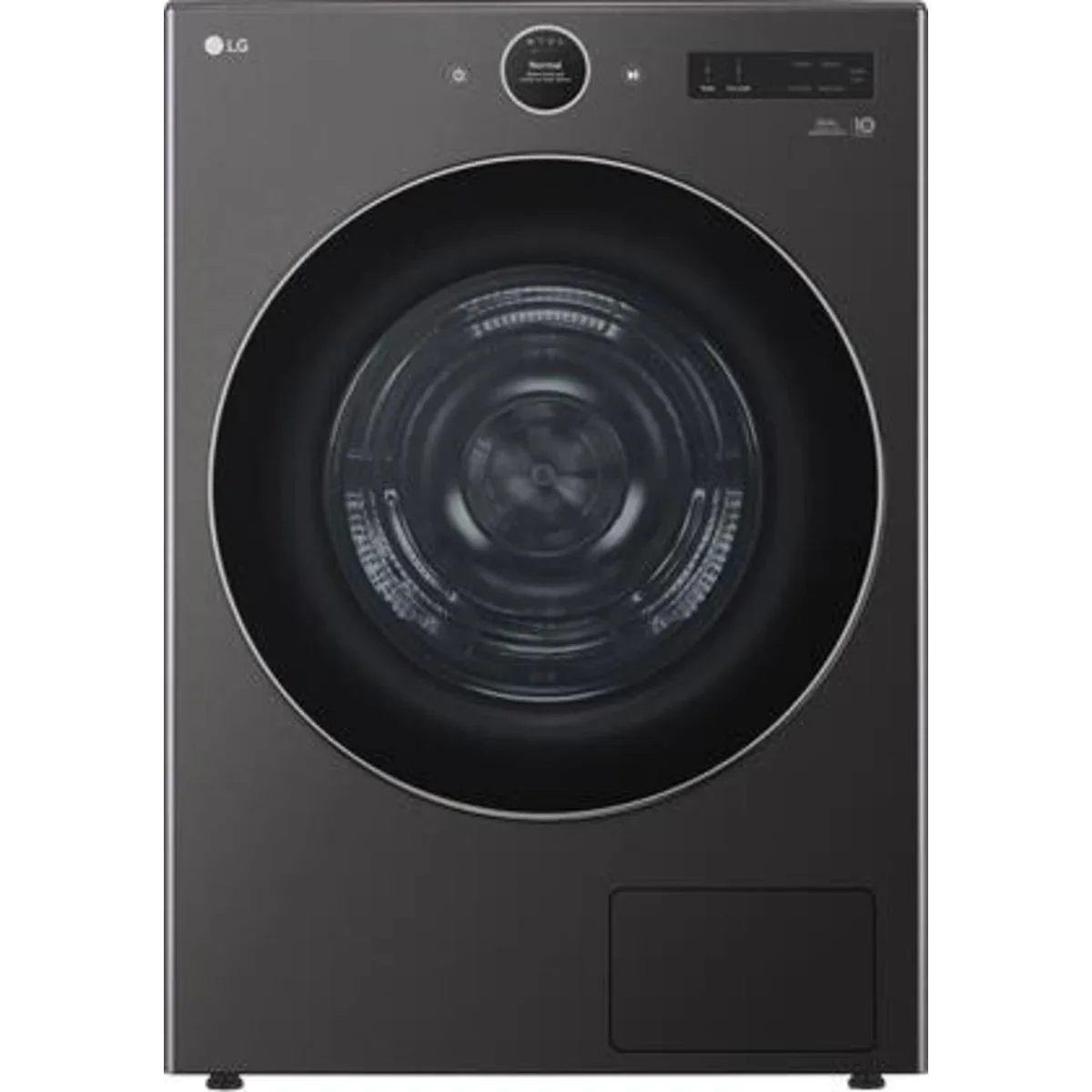 LG - 7.8 CF Dual Inverter Heat Pump Ventless Dryer with Direct Drive - DLHC5502B