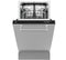 Bertazzoni - 18" Dishwasher Standard Tub with Stainless Steel Panel and Bar Handle - DW18S2IXV