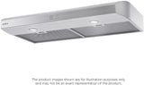 Elica - Comfort - 30" W Stainless - UnderCabinet Range Hood with 3-Speed/300 CFM Blower - EAL330S2