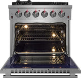 Forno - 30-Inch Freestanding Gas Range: 5 Sealed Burners, 4.32 cu. ft. Oven, Convection, Illuminated Knobs
