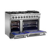 FORNO - 48-Inch Capriasca Gas Range with 8 Burners and 160,000 BTUs