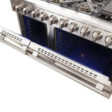 FORNO - 48-Inch Capriasca Gas Range with 8 Burners and 160,000 BTUs