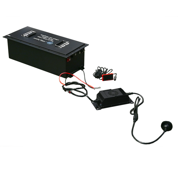 Aims Power - Golf Cart Lithium Battery 48V 200AH 10.2 kWh with Charger and Wiring Kit