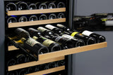 Allavino - 47" Wide FlexCount II Tru-Vino 349 Bottle Three Zone Side-by-Side Wine Refrigerator - BF 3Z-VSWR7772-B20