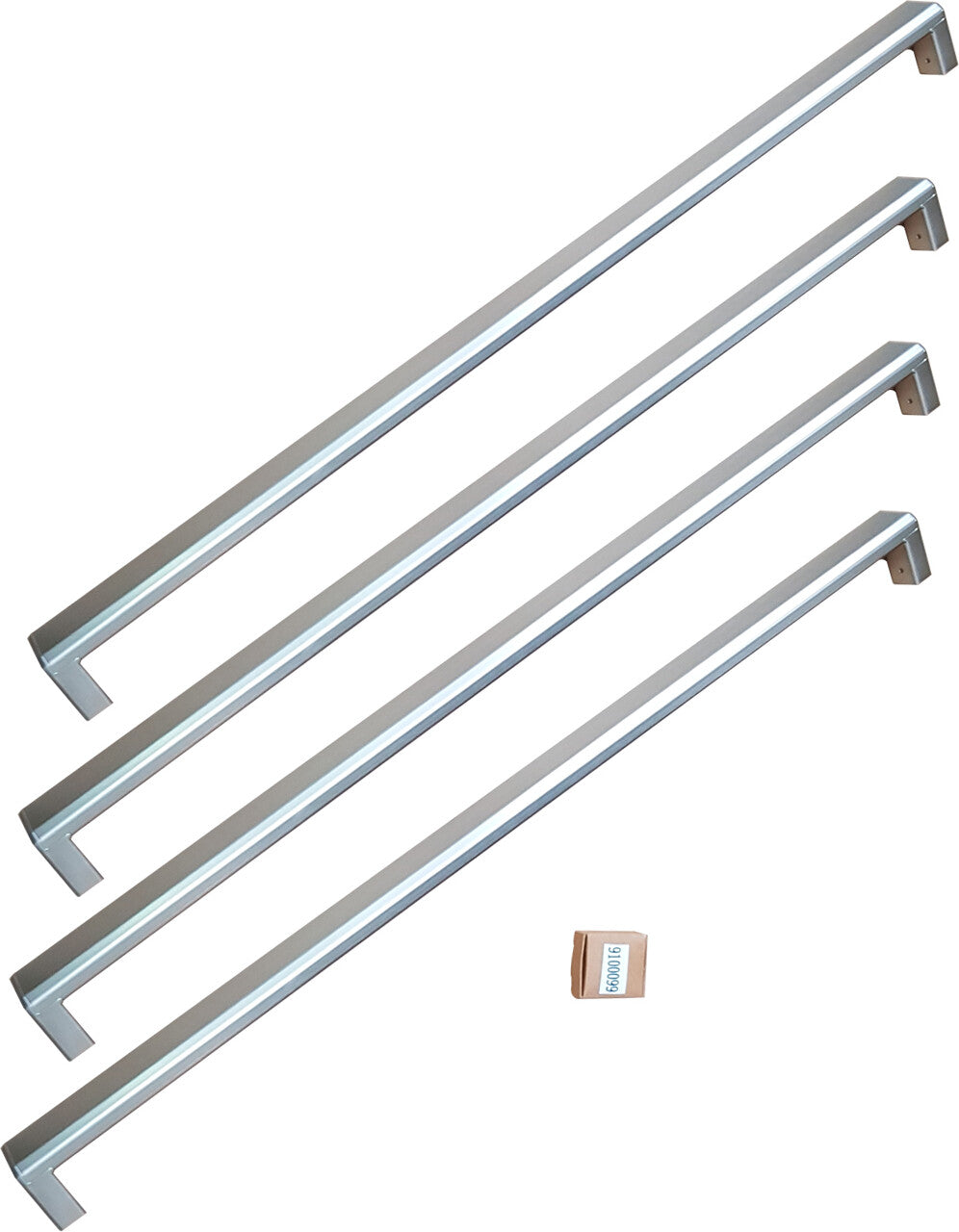 Bertazzoni - Handle Kit for French Door Refrigerator - Professional Series - Also Compatible with REF36X - HK36PROFDX