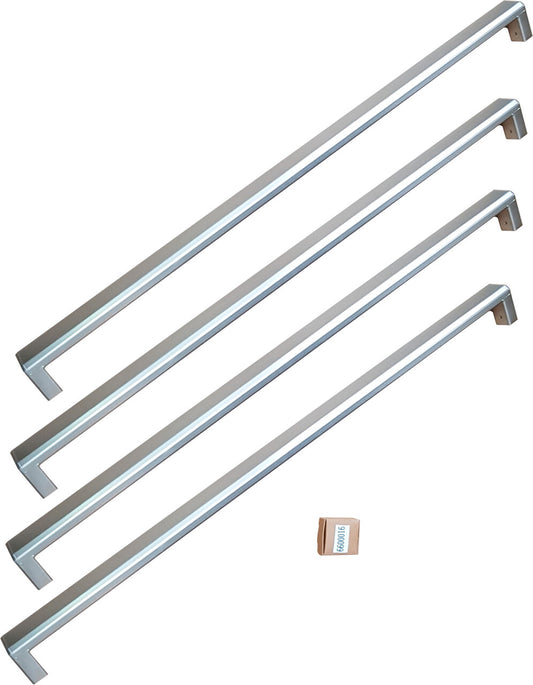 Bertazzoni - Handle Kit for French Door Refrigerator - Professional Series - Also Compatible with REF36X - HK36PROFDX