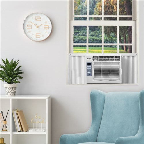 Gree - 5,000 BTU Window Air Conditioner with Electronic Controls, Energy Star | GWA05BTE