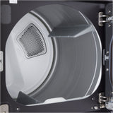 LG - 7.3 cu. ft. 7.3 CF Electric Dryer, Wi-Fi, Easy Load, AI Sensor Dry - Black Matte - DLE8400BE