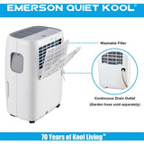 Emerson Quiet - 40 Pint Dehumidifier w/Wifi - EAD40SE1T