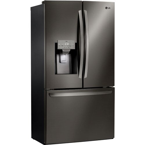 LG - 28 CF French Door, Ice and Water with Single Ice - LRFS28XBD