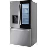 LG - 26 CF 3 Door French Door, InstaView Edge to Edge Only, Ice & Water Dispenser Refrigerators - LRFOC2606S