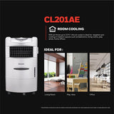 Honeywell 760 CFM Indoor Evaporative Air Cooler (Swamp Cooler) with Remote Control in Silver (Outdoor Safe and Outdoor Only)