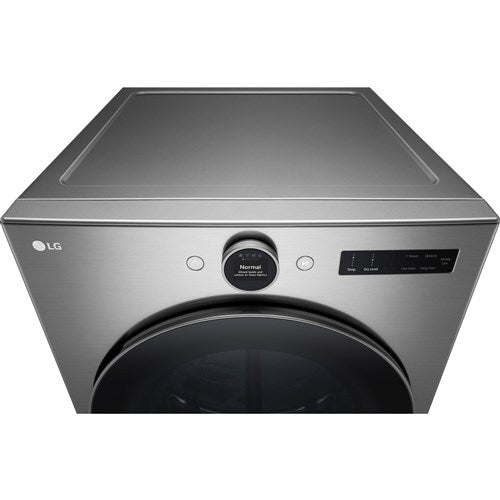 LG - 7.4 CF Ultra Large Capacity Electric Dryer w/ Sensor Dry and TurboSteam - DLEX5500V