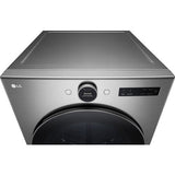LG - 7.4 CF Ultra Large Capacity Electric Dryer w/ Sensor Dry and TurboSteam - DLEX5500V