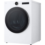 LG - 7.4 CF Ultra Large Capacity Gas Dryer w/ Sensor Dry, TurboSteam, Wi-Fi - DLGX5501W