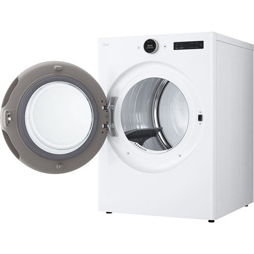 LG - 7.4 CF Ultra Large Capacity Gas Dryer w/ Sensor Dry, TurboSteam, Wi-Fi - DLGX5501W