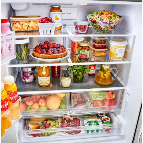 LG - 32 CF 3 Door French Door Refrigerator with Internal Water Dispenser - LRFLS3206S