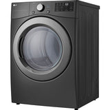 LG - 7.4 CF Ultra Large Capacity Electric Dryer with Sensor Dry, NFC Tag On - DLE3470M