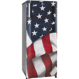 LG - 7 cuft Single Door Refrigerator with American Flag Door, 20" WidthManual-Defrost Upright - LRONC0705A