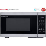 Sharp - 1.1 CF Smart Countertop Microwave Oven, Orville Redenbacher's Certified - Stainless