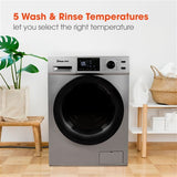 Magic Chef - 2.7 Cu Ft Washer Dryer Combo - MCSCWD27S5