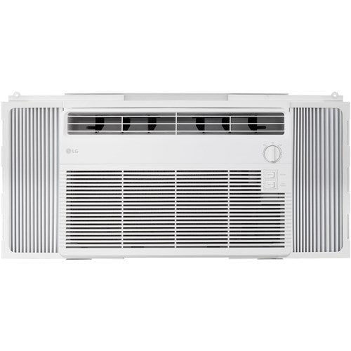 LG - 5,000 BTU Window Air Conditioner, Flat Panel, R32 - White