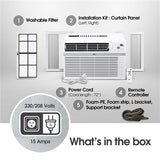 LG - 24,500 BTU Electronic AC with Remote (230V) - LW2524RD