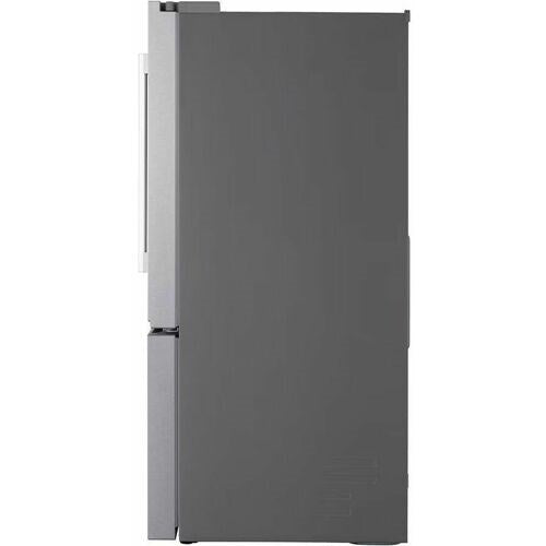 LG - 25 CF Standard Depth Max French Door with Dual Handle, 33 Wide - LF25H6200S
