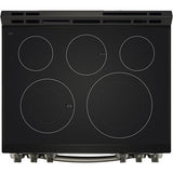 LG - 6.3 CF Electric Single Oven Slide-In Range, Air Fry, ThinQ, Self Clean - LSEL6333D