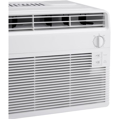 LG - 5,000 BTU Window Air Conditioner, Flat Panel, R32 - White