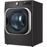 LG - 9.0 CF Mega Capacity Gas Dryer with Sensor Dry, Turbo Steam - DLGX8901B