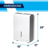 Arctic Wind - 35 Pt Flat Panel Energy Star Dehumidifier - 2AD35A