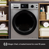 Magic Chef - 2.7 Cu Ft Washer Dryer Combo - MCSCWD27S5