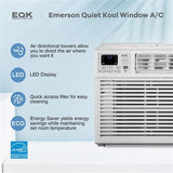 Emerson Quiet - 15000 BTU Window Air Conditioner with Wifi Controls | EARC15RSE1