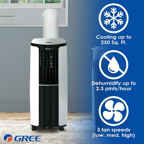 Gree - 5,000 BTU Portable AIr Conditioner (DOE/CEC) | GPA05AK