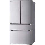 LG - 30 CF 4-Door French Door Refrigerator, Full Convert Drawer,Pocket Handle - LF30S8210S