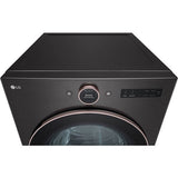 LG - 7.4 CF Ultra Large Capacity Gas Dryer w/ Sensor Dry, TurboSteam, Wi-Fi - DLGX6501B