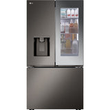 LG - 26 CF Counter Depth 3 Door French Door, Mirror InstaView DIDRefrigerators - LRYKC2606D