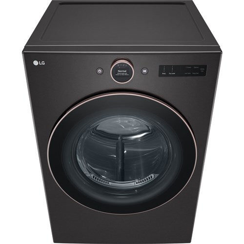 LG - 7.4 CF Ultra Large Capacity Electric Dryer w/ Sensor Dry and TurboSteamDryers - DLEX6500B