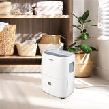 Whirlpool - 50 Pint Dehumidifier, White, E-Star, R32 - WHAD501DW