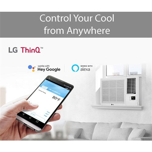 LG - 12, 000 BTU Heat/Cool Window Air Conditioner w/Wifi, R32