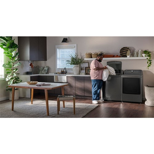 LG - 4.1 CF Ultra Large Capacity Top Load Washer, Agitator - WT6105CM