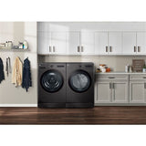 LG - 7.4 CF Ultra Large Capacity Gas Dryer w/ Sensor Dry, TurboSteam, Wi-Fi - DLGX6501B