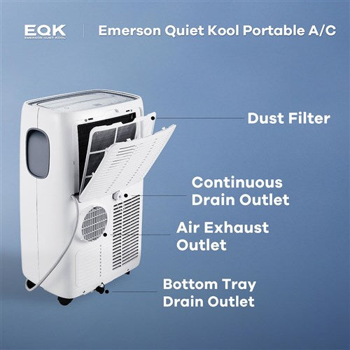 Emerson Quiet - 8000 BTU Portable Air Conditioner with Wifi Controls | EAPC8RSC1