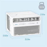 Keystone - 18000 BTU Window AC,Inverter, 230V, R32 - KSTAW182WA