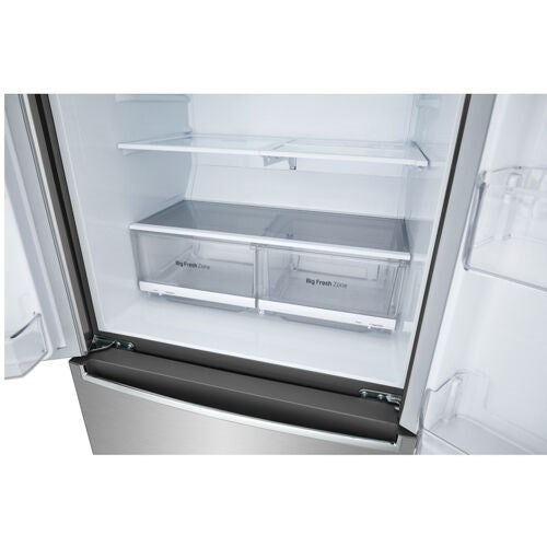 LG - 19 CF 4-Door Counter Depth French Door Refrigerator, 33"Four-Door - LRMNC1803S