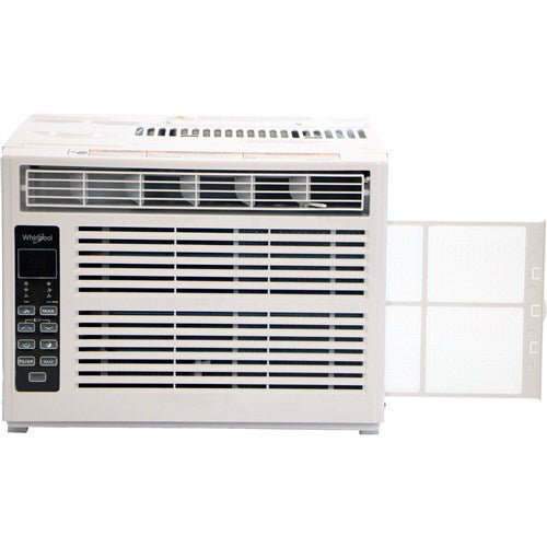 Whirlpool Energy Star 6,000 BTU 115V Window-Mounted Air Conditioner with Remote Control | WHAW061CW
