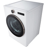 LG - 7.4 CF Ultra Large Capacity Electric Dryer w/ Sensor Dry and TurboSteam - DLEX6500W